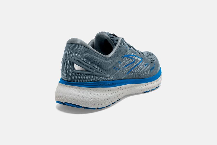 Brooks Glycerin 19 Road Running Shoes Mens - Grey/Blue - WFOTD-3078